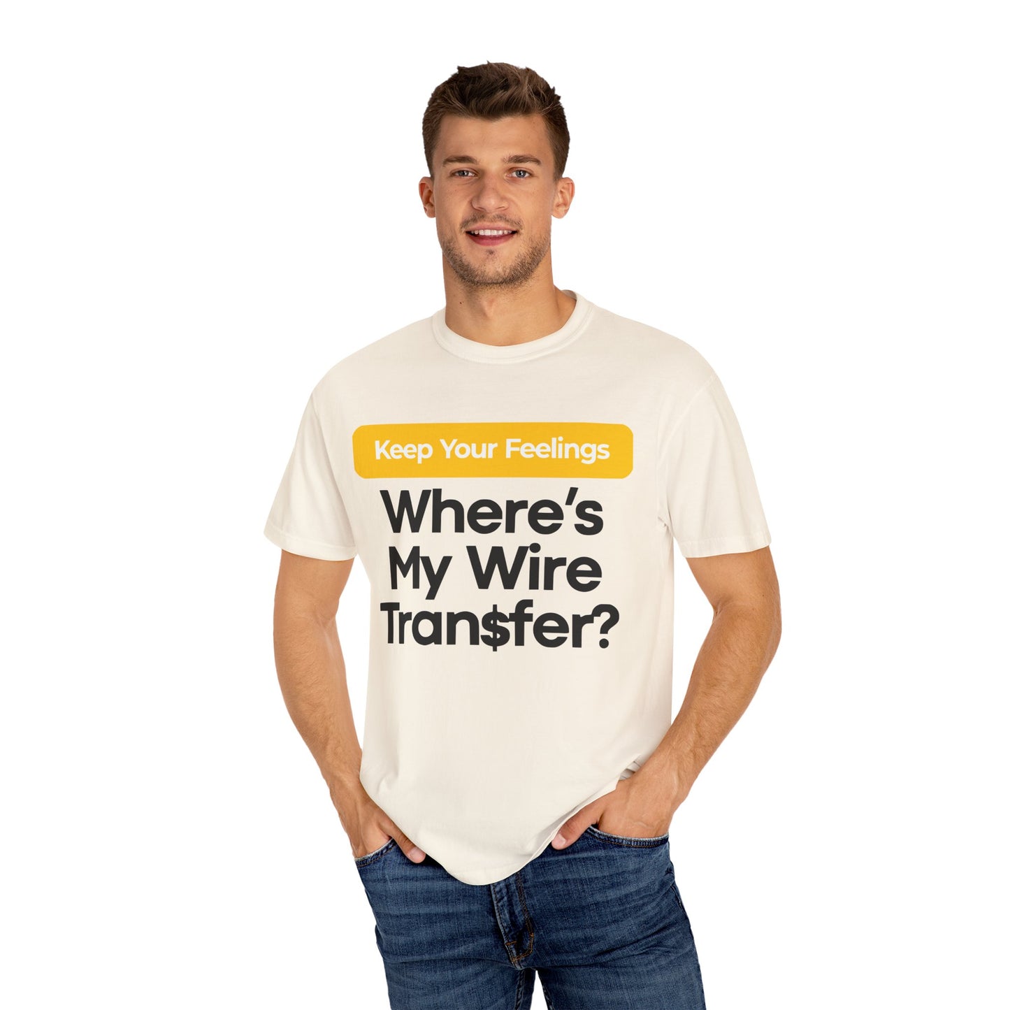 Funny Wire Transfer T-Shirt for Finance Lovers