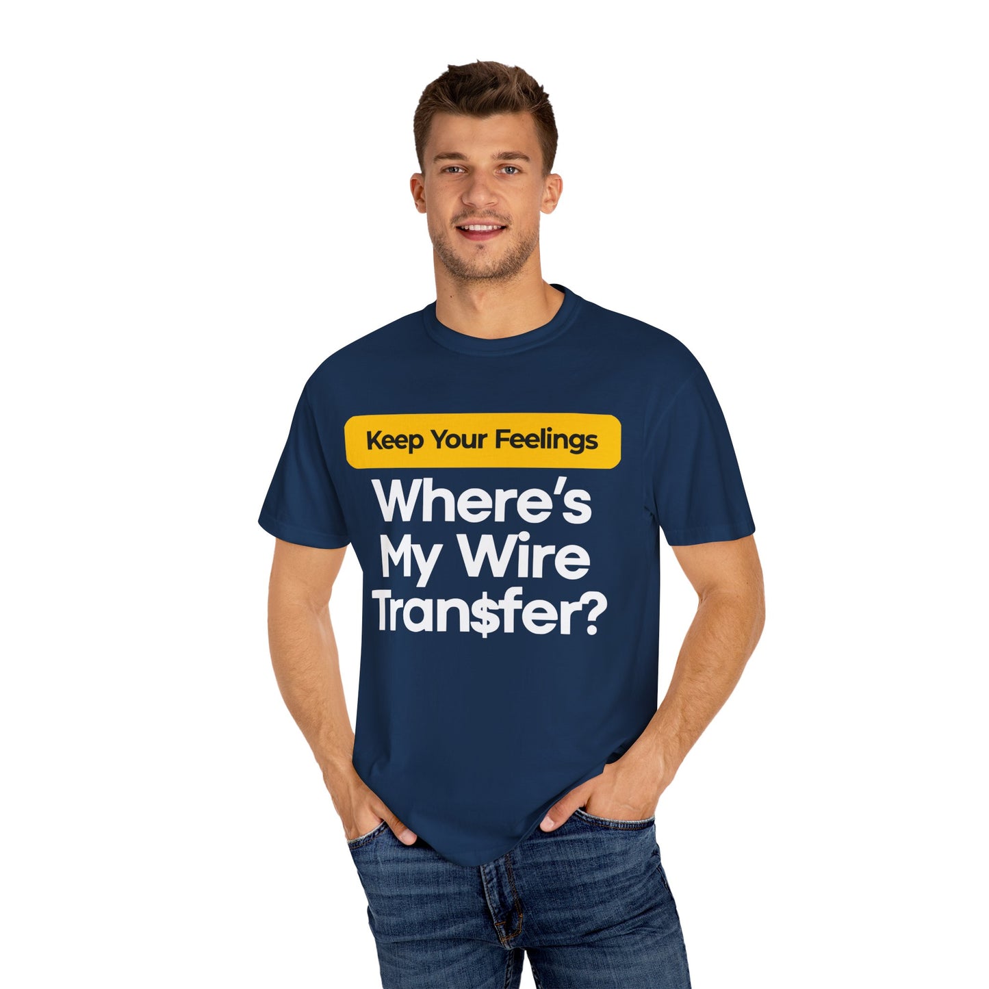 Funny Wire Transfer T-Shirt for Finance Lovers