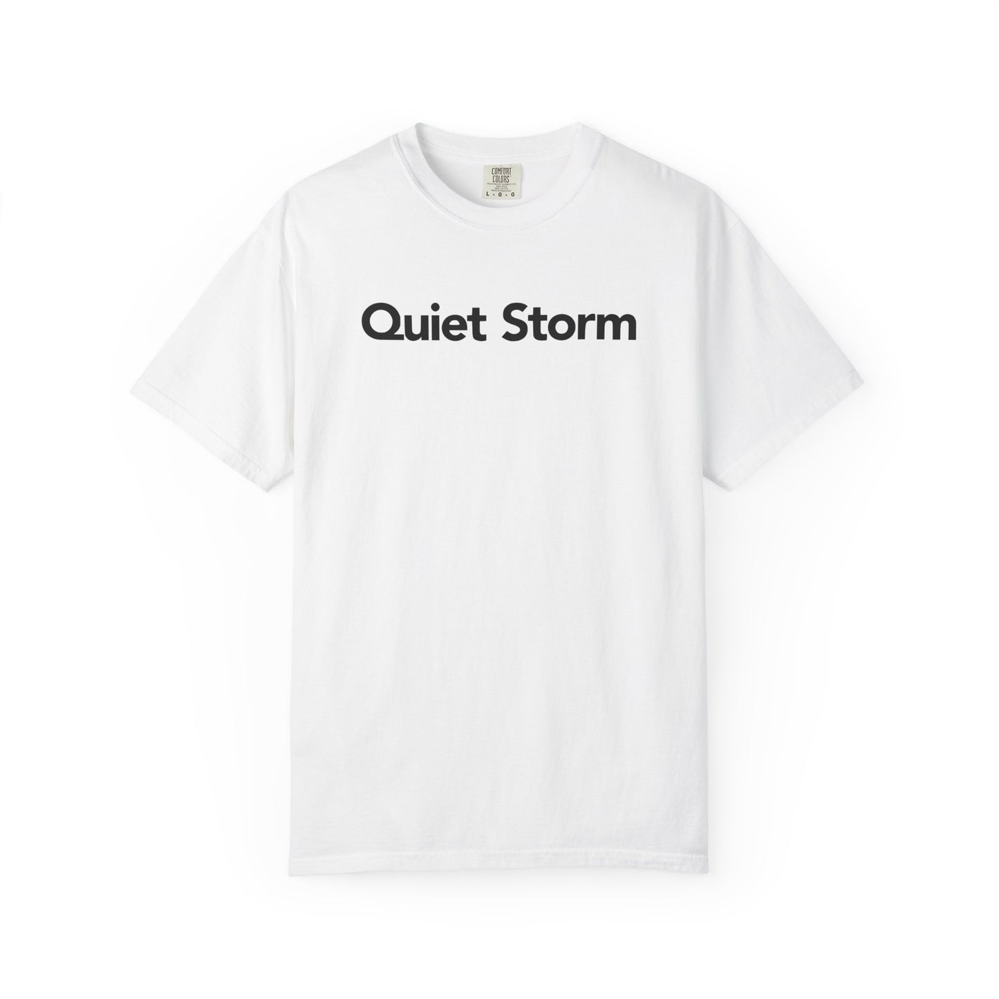 Quiet Storm Bold Unisex Garment Dyed Comfort Tee for Inner Strength