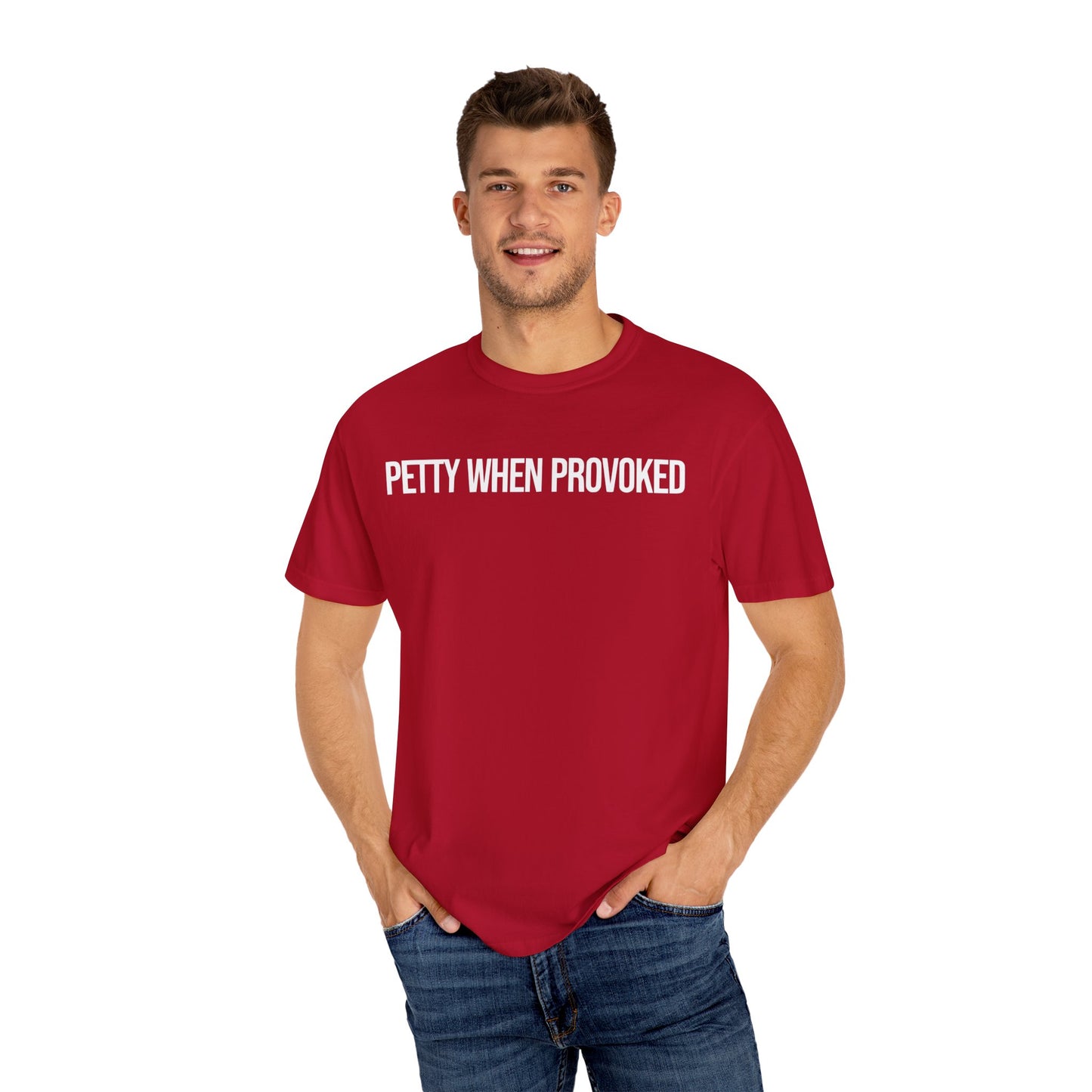 Petty When Provoked Unisex Garment-Dyed T-Shirt