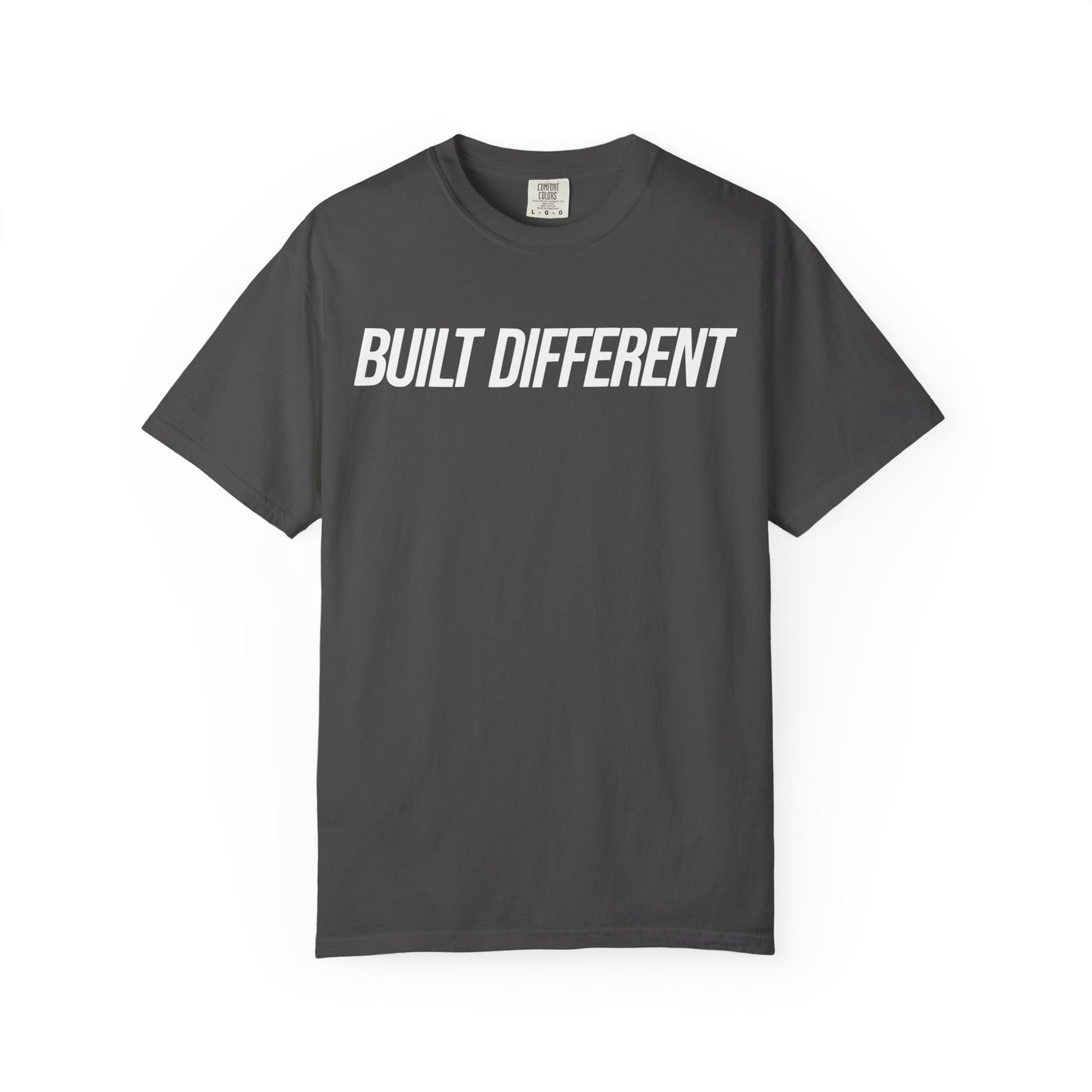 Built Different Unisex Garment-Dyed T-shirt