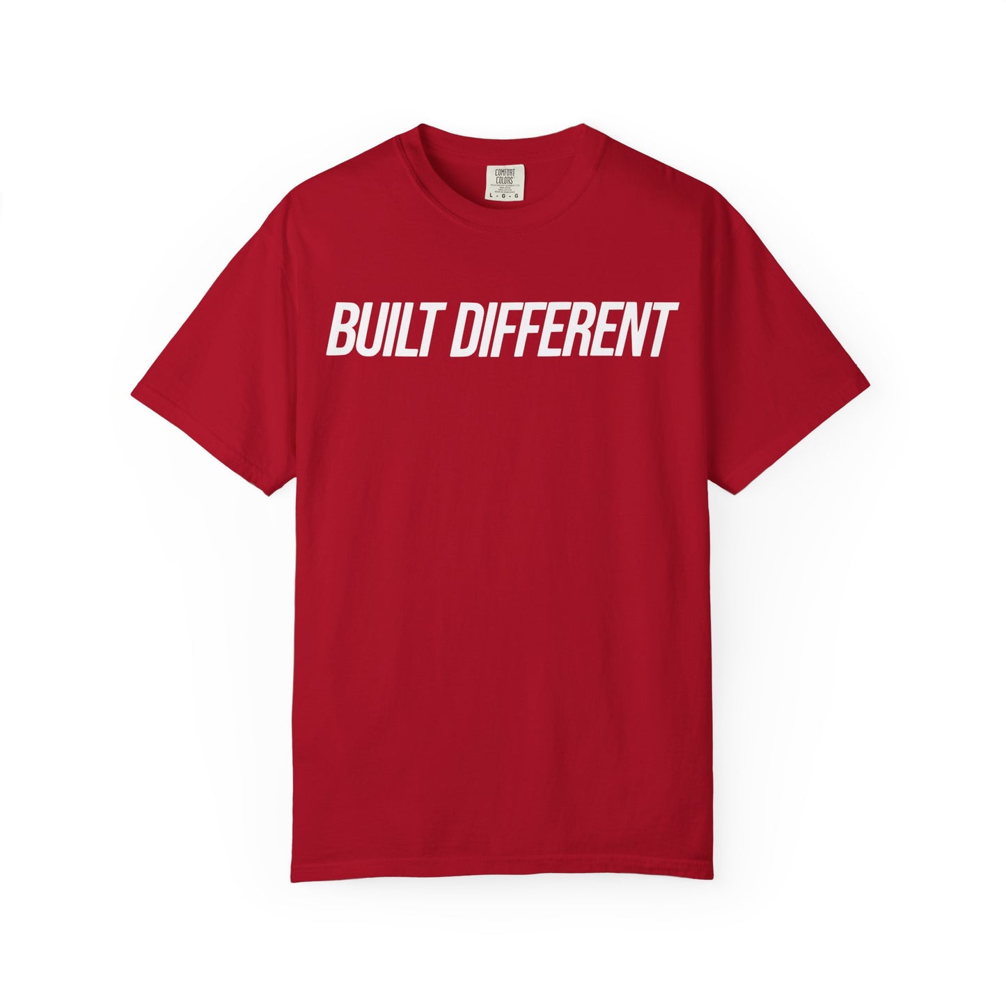 Built Different Unisex Garment-Dyed T-shirt