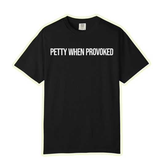 Petty When Provoked Unisex Garment-Dyed T-Shirt