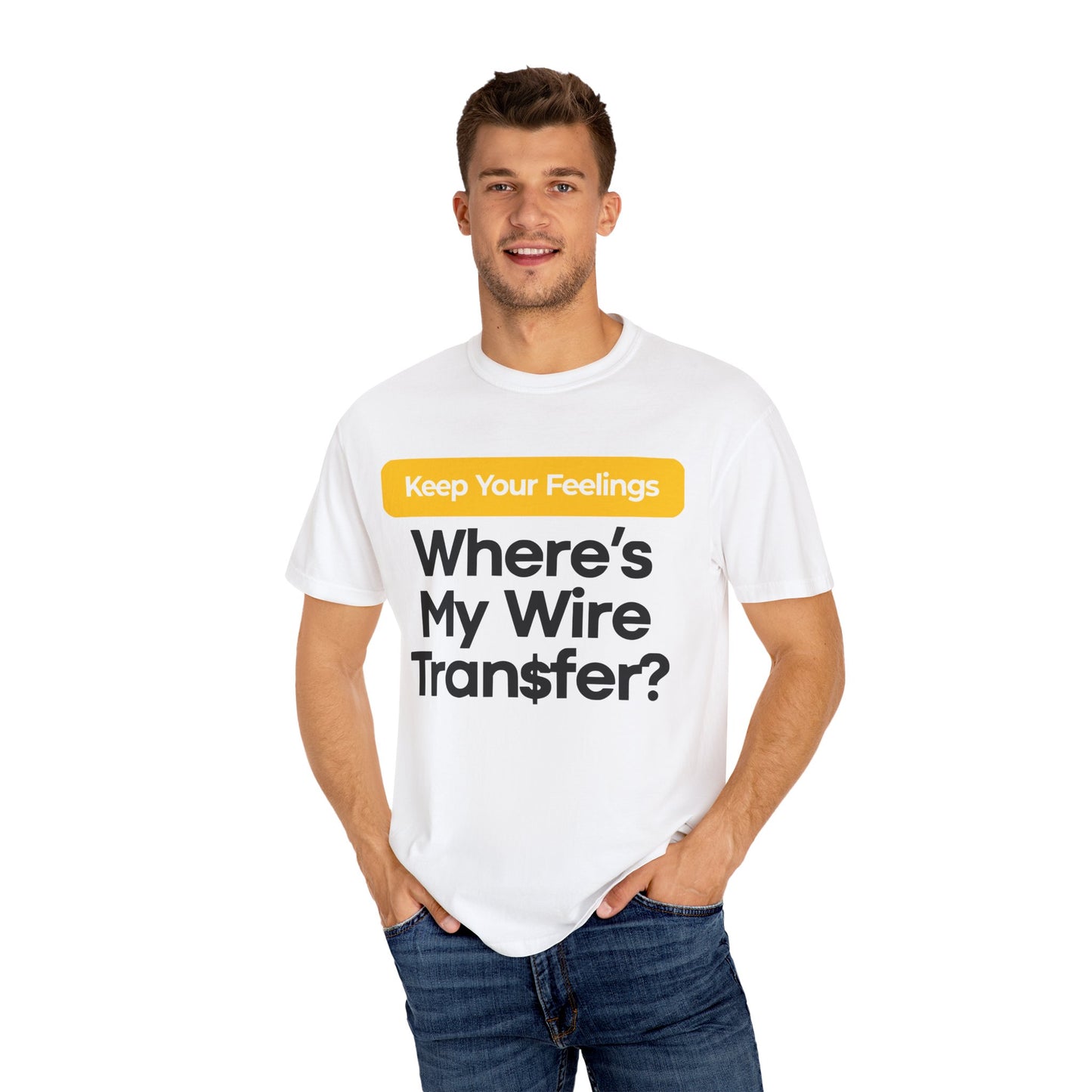 Funny Wire Transfer T-Shirt for Finance Lovers