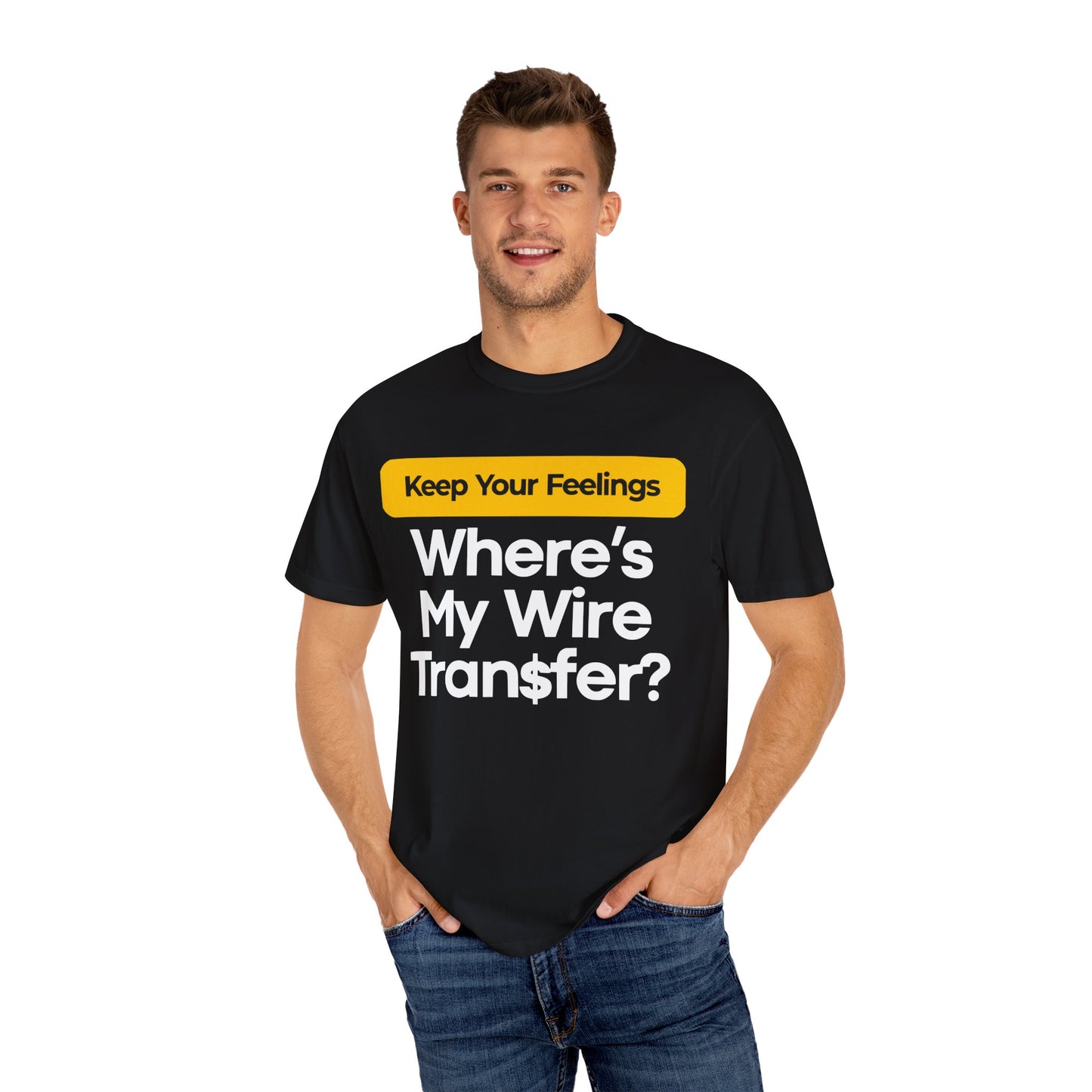 Funny Wire Transfer T-Shirt for Finance Lovers