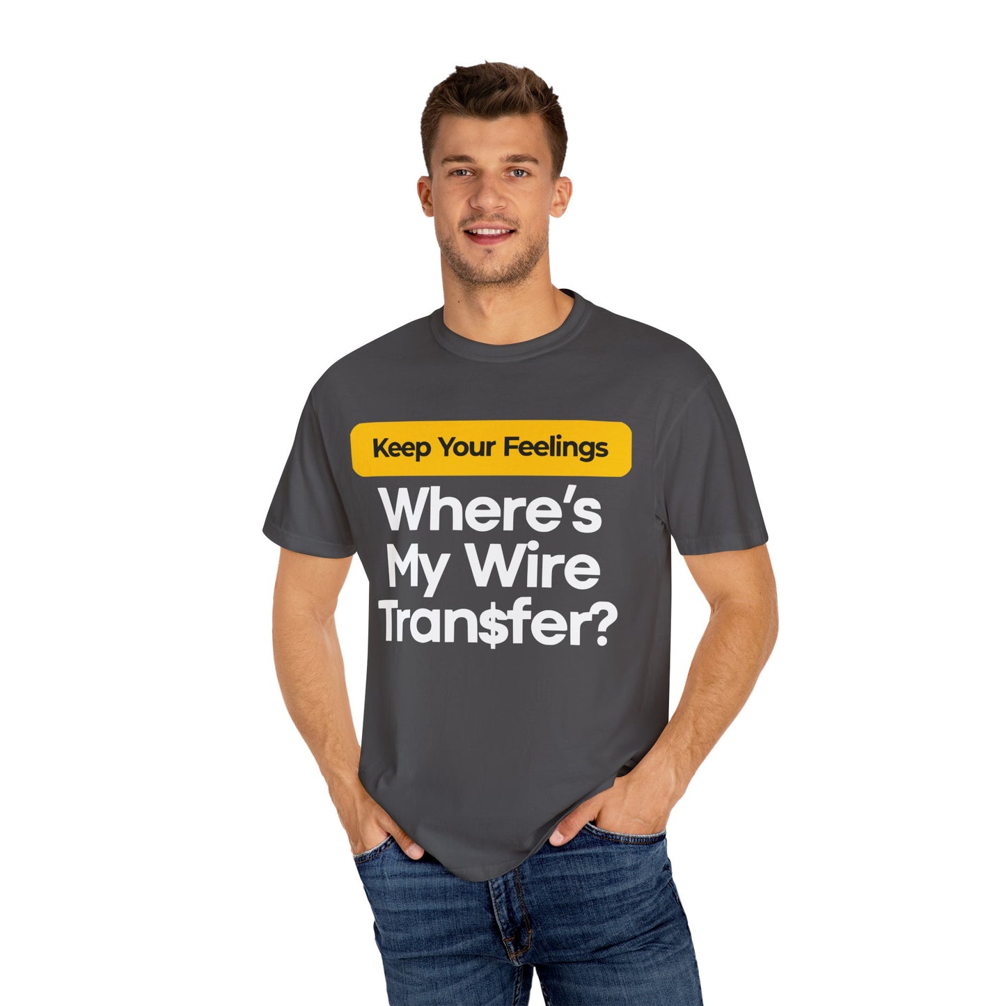 Funny Wire Transfer T-Shirt for Finance Lovers